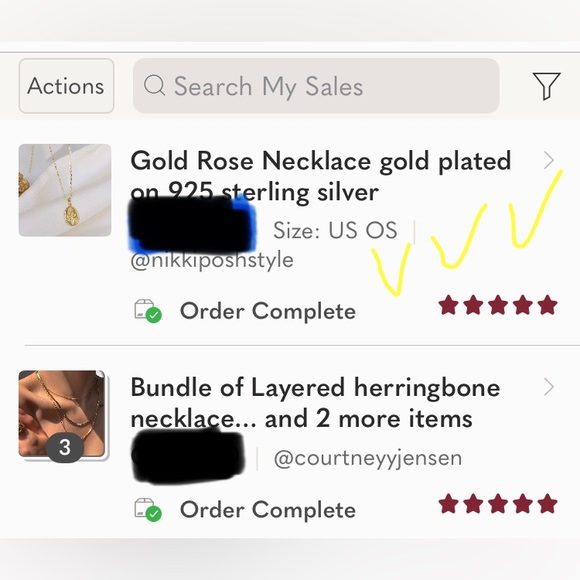 🌹Vermeil Gold Rose Charm Necklace gold plated sterling silver - Picture 3 of 9